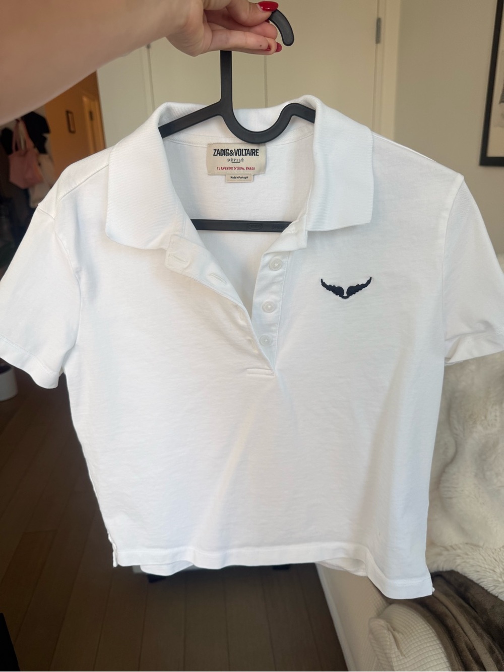 Zadig & Voltaire White Polo size XS